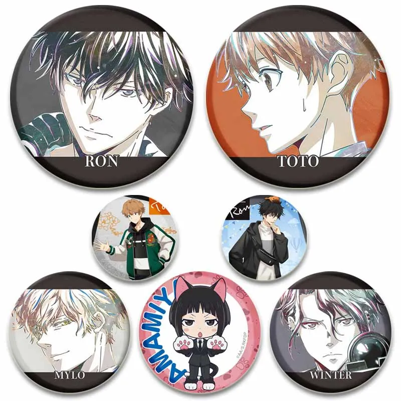 Insignias de Detective Deranged de Anime Ron Kamonohashi, Pin esmaltado de dibujos animados Toto, mochila, ropa, broches de joyería, accesorios, juguetes, regalos