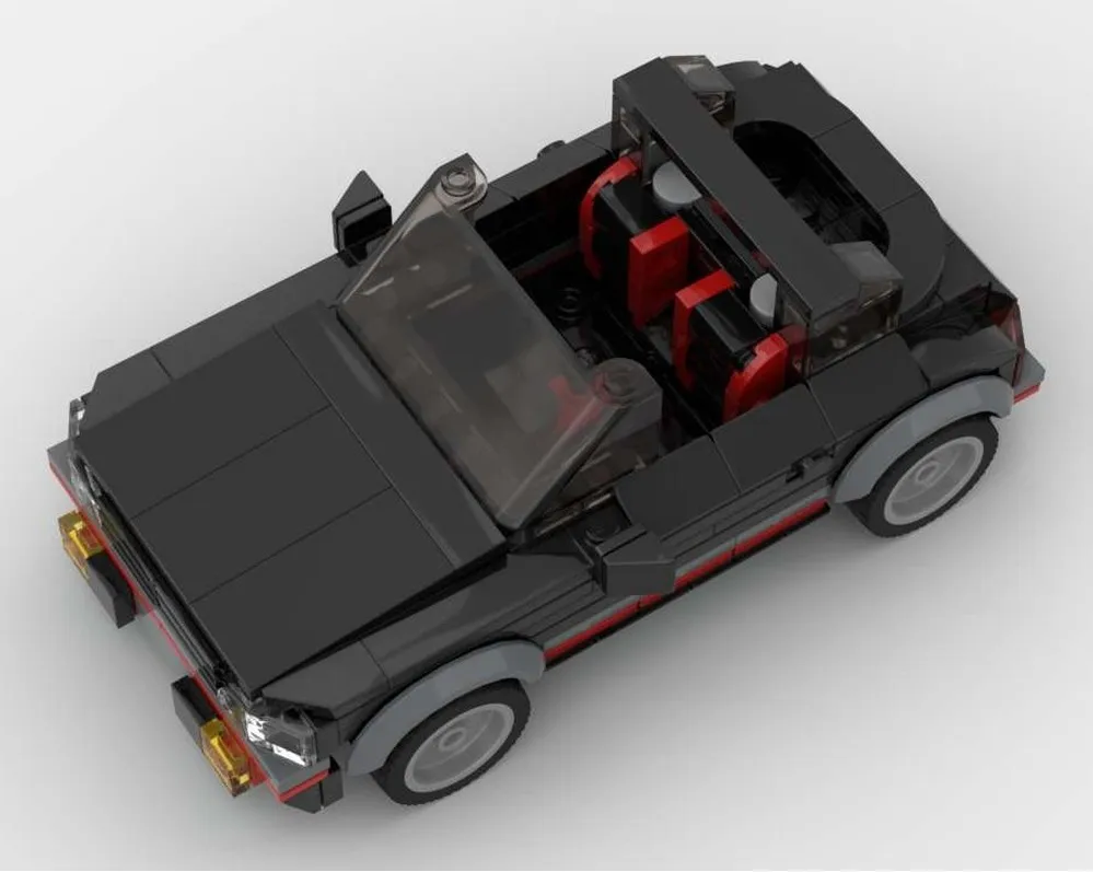 

MOC-260 детали, строительный блок, модель автомобиля, городской автомобиль, скорость 205 GTI V2, классический автомобиль, игрушечный мальчик, подарок на Рождество и день рождения