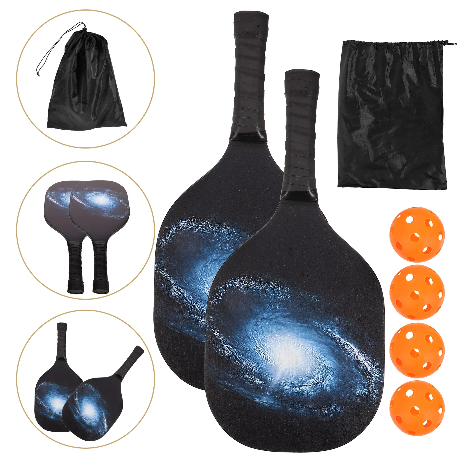 Pickleball Racket Paddle Speelgoedgat Draagbare Sport Creatieve Peddels Outdoor Kit Supplies