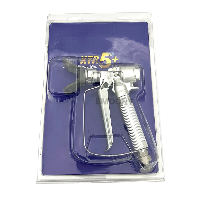 Suitable For 500 Bar Spraying Operations, Circular Handle, 4-Finger Trigger, No Tip Protective Coating XTR5 and XTR7 Airless Spr