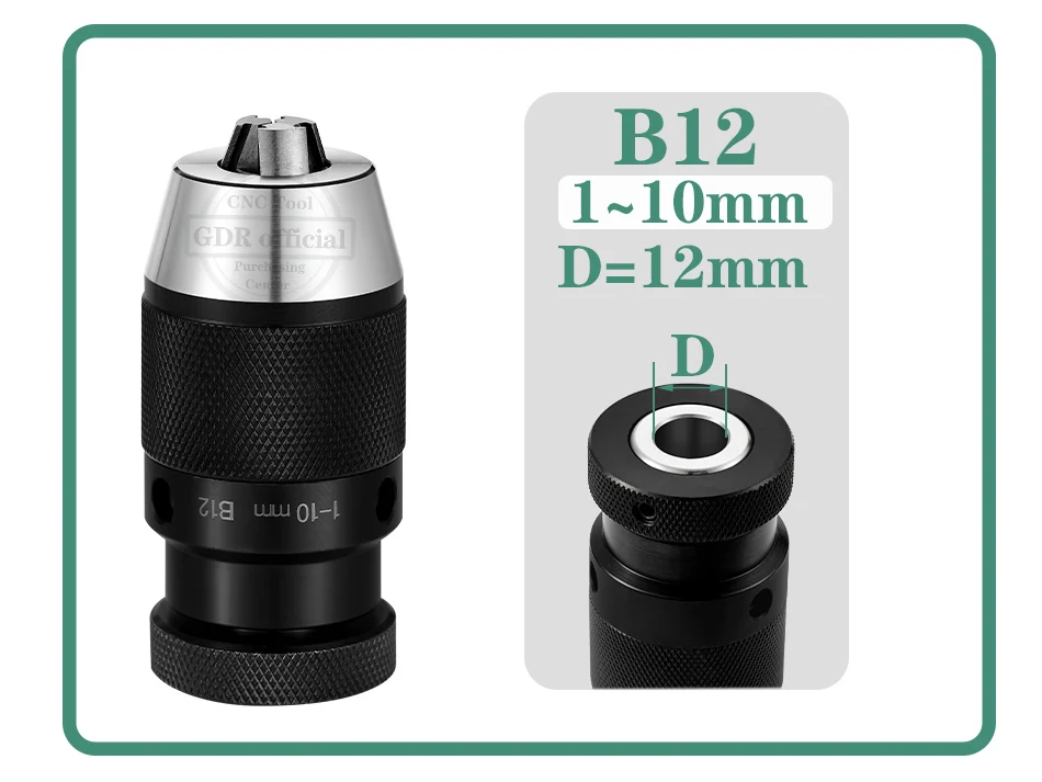 GDR B10 B12 B16 B18 B22 Bohrfutter-Spannzange, selbstspannender Werkzeughalter APU APU13 0-0,6 1-13 1-16 Werkzeughalterhalterung Werkzeugspannzange – Detail 14