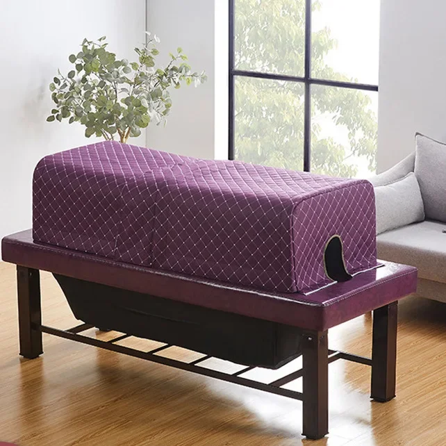 Moxibustion fumigation bed whole body physiotherapy lifting sweat steaming far infrared traditional Chinese medicine sweating