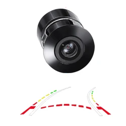 Caméra de voiture CCD HD avec vue fisheye, 180 degrés, haute qualité, auto DVD, GPS, aide au stationnement, vue avant et arrière, caméra dynamique universelle