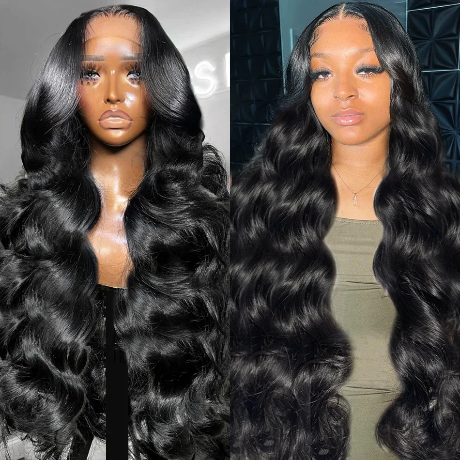 40 Inch Body Wave 13x4 Lace Frontal Wig 13x6 Transparent Human Hair Lace Front Wig Remy 5x5 Lace Closure Wig For Women