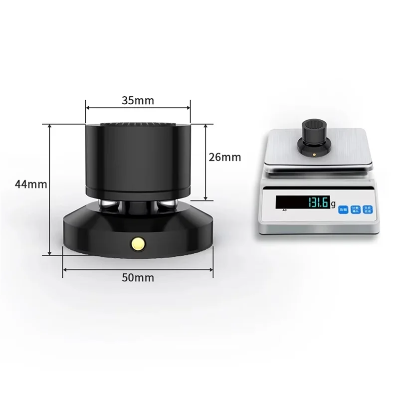 【HOME-TOOLS!】Speaker Stand Isolation Feet 4PCS Lead Alloy Adjustable Tray Pad Shock Absorber Speaker Base Spikes 50X 45Mm