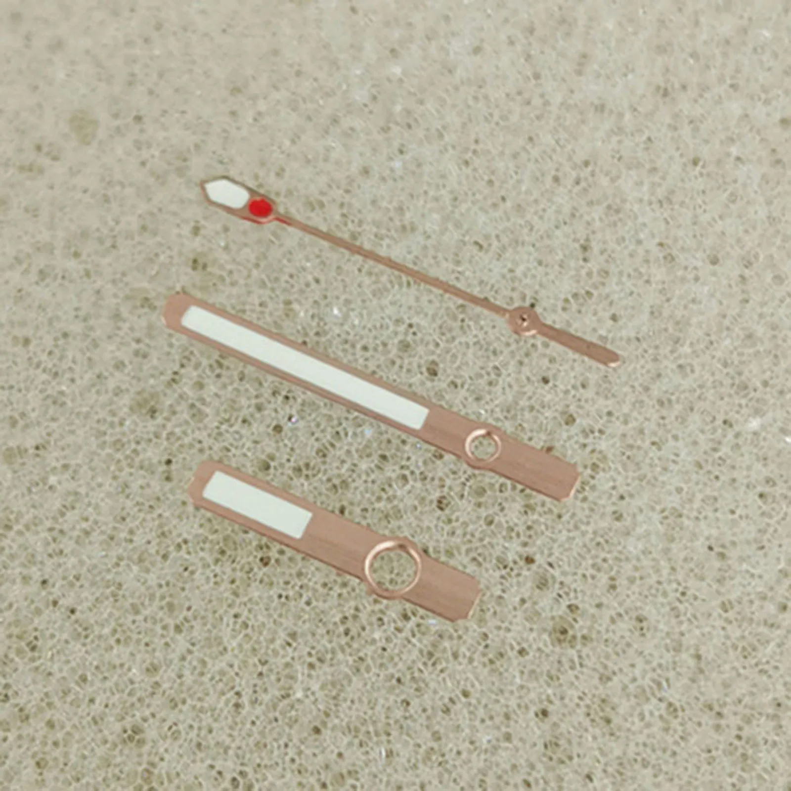 Lancette dell'orologio argento/rosa Puntatori luminosi verdi per NH35 NH36 4R 7S Movimento Uomo Donna Parti di orologi Lancette