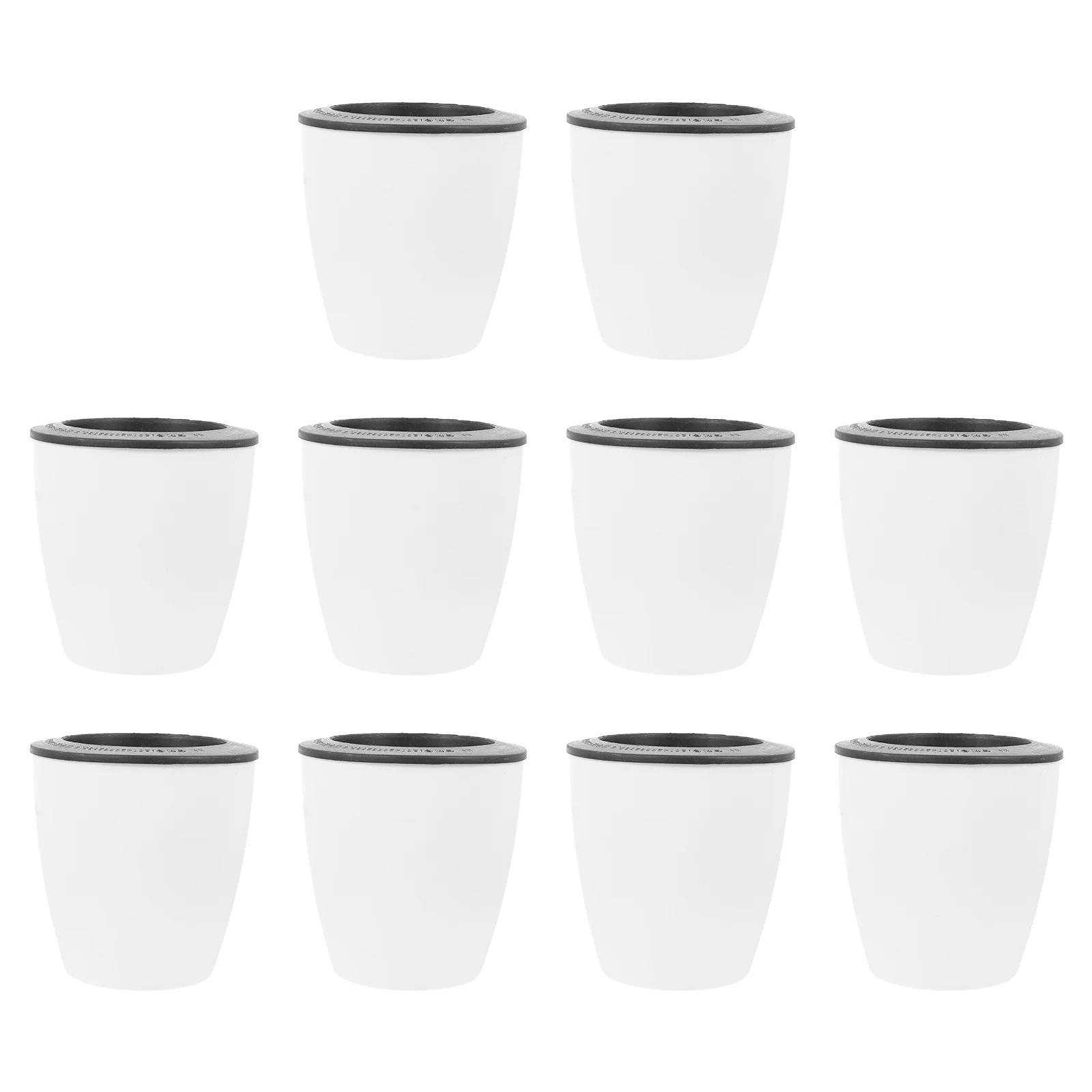 

10Pcs Self Watering Plastic Planter Hydroponic Automatic Water Absorption Flower Pot Indoor Outdoor Garden Container