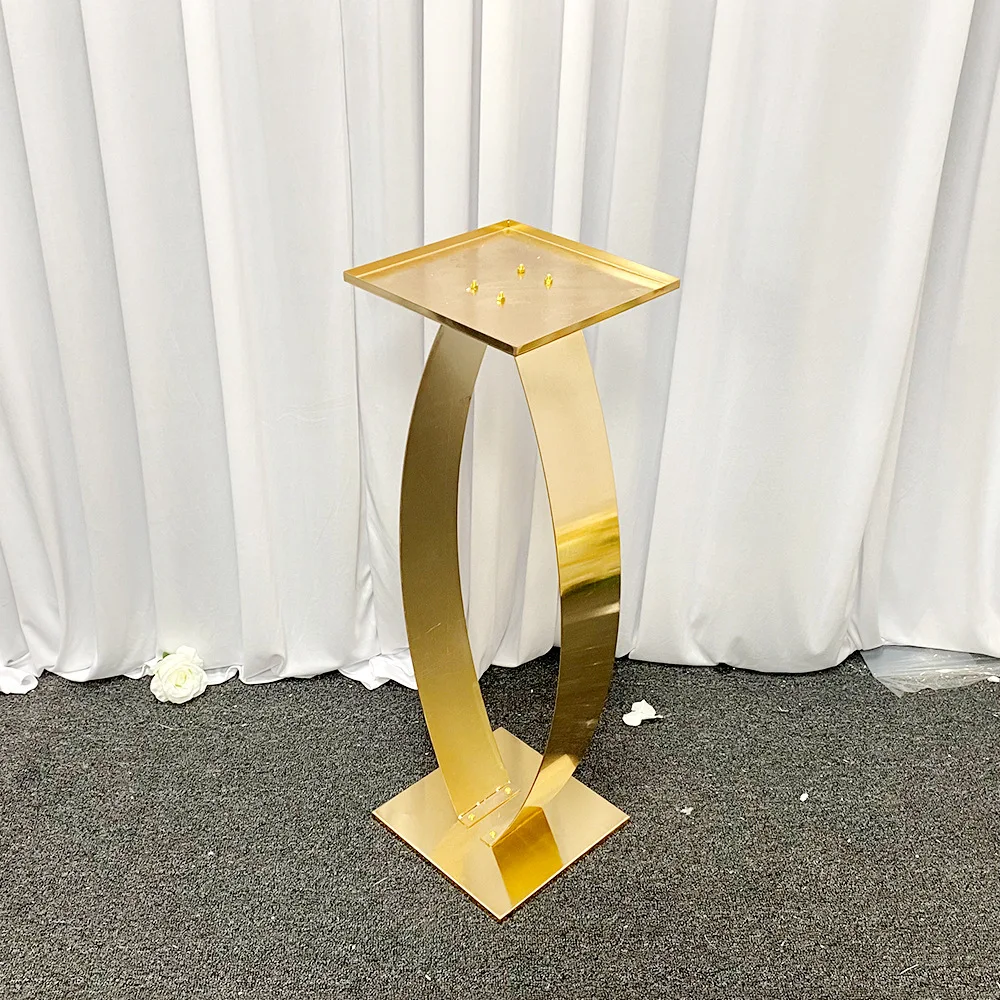 

&c Wholesale Tall Gold Metal Flowers Stand for Wedding Event Party Table Centerpiece Decor