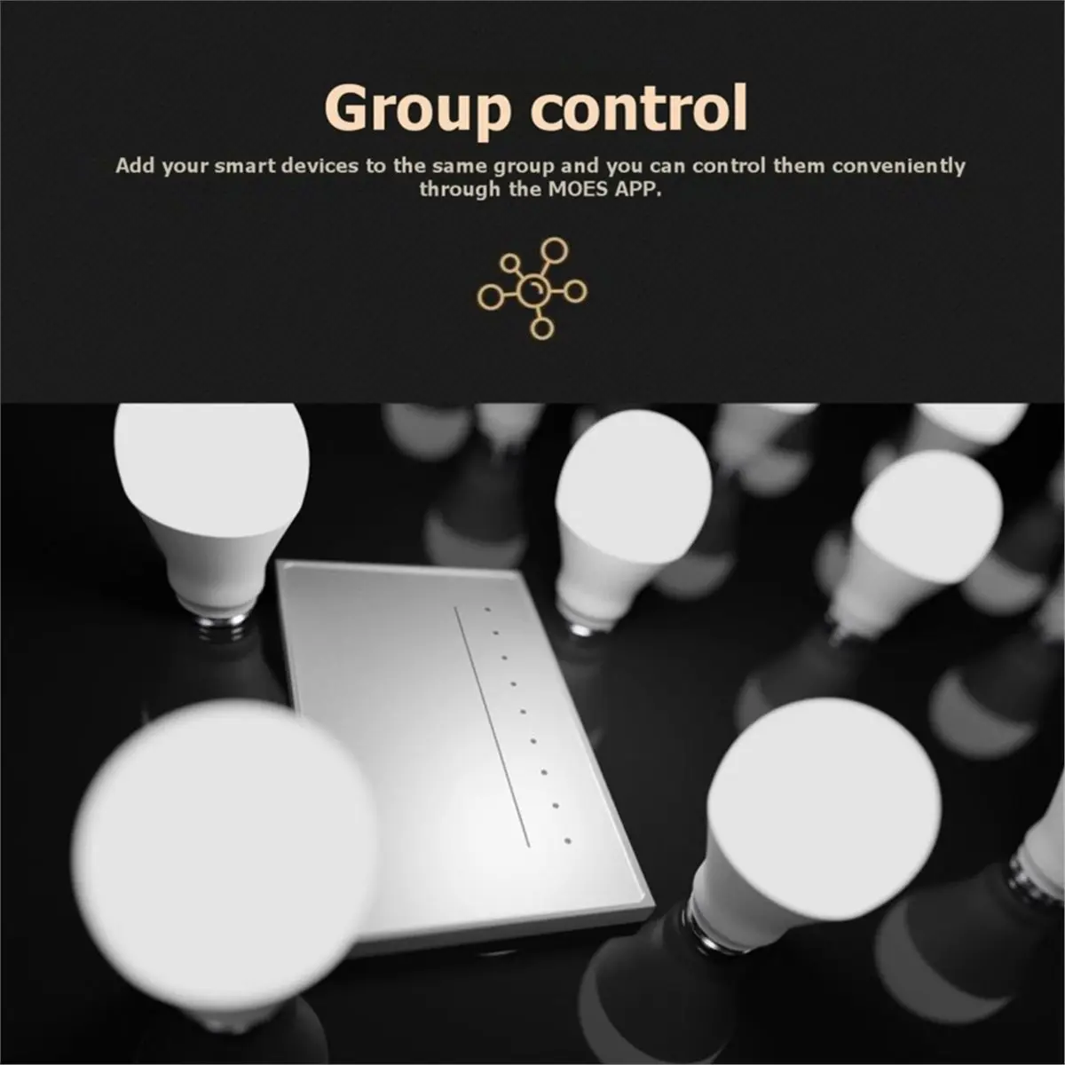 Tuya Smart Dimmer Light Switch WiFi US Standard 1-Way Smart Switch Adjust Brightness APP Remote Control Voice White
