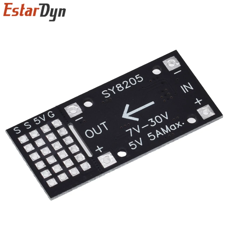 DC-DC MP2482 Step-down Module 7-28V to 5V 5A Steering Gear Power Drive Power Module Steering Gear Drive Power Module