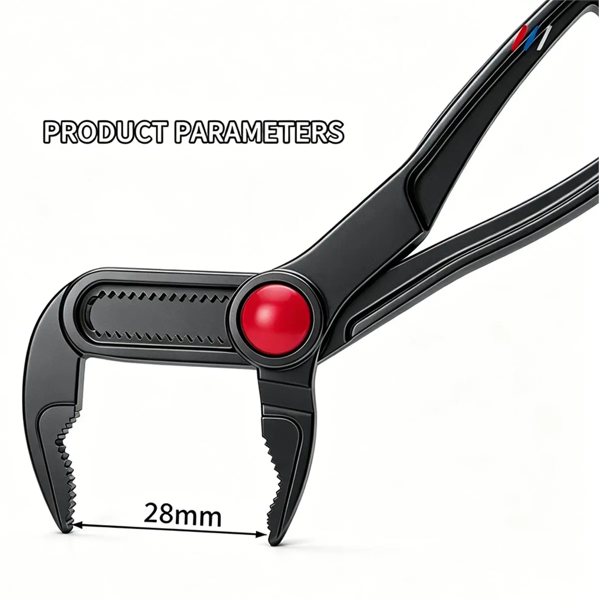 4 Inch Mini Groove Joint Pliers with V Jaw for Multi Grip Points Grip and Tight Space