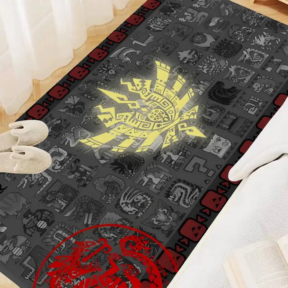 Monster Hunter Fashion Door Mat Washable Non-Slip Living Room Sofa Chairs Area Mat Kitchen Bedside Area Rugs view 4