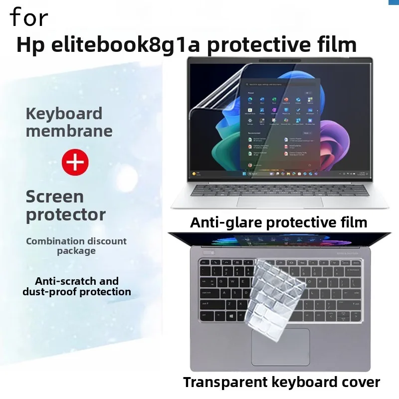 

Computer screen protector 14 "for HP EliteBook 8 G1a HD anti-glare anti-scratch anti-blue protector computer keyboard cover