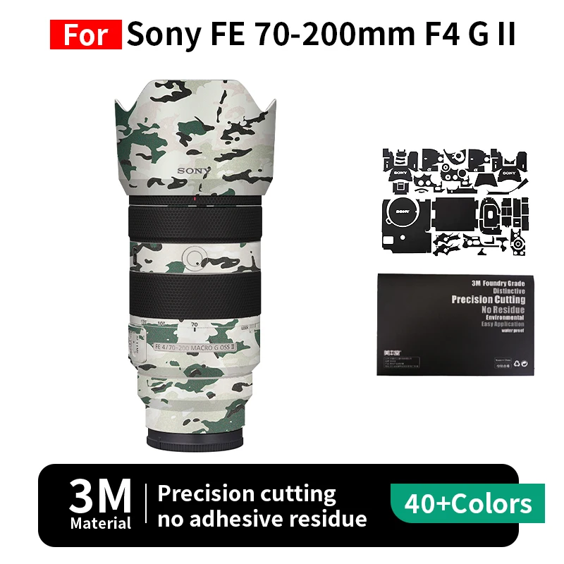 

Mebont для Sony 70-200 мм f4 ii кожа Sony FE 70-200 мм F4 G II наклейка для камеры защитная пленка полная защита без остатков