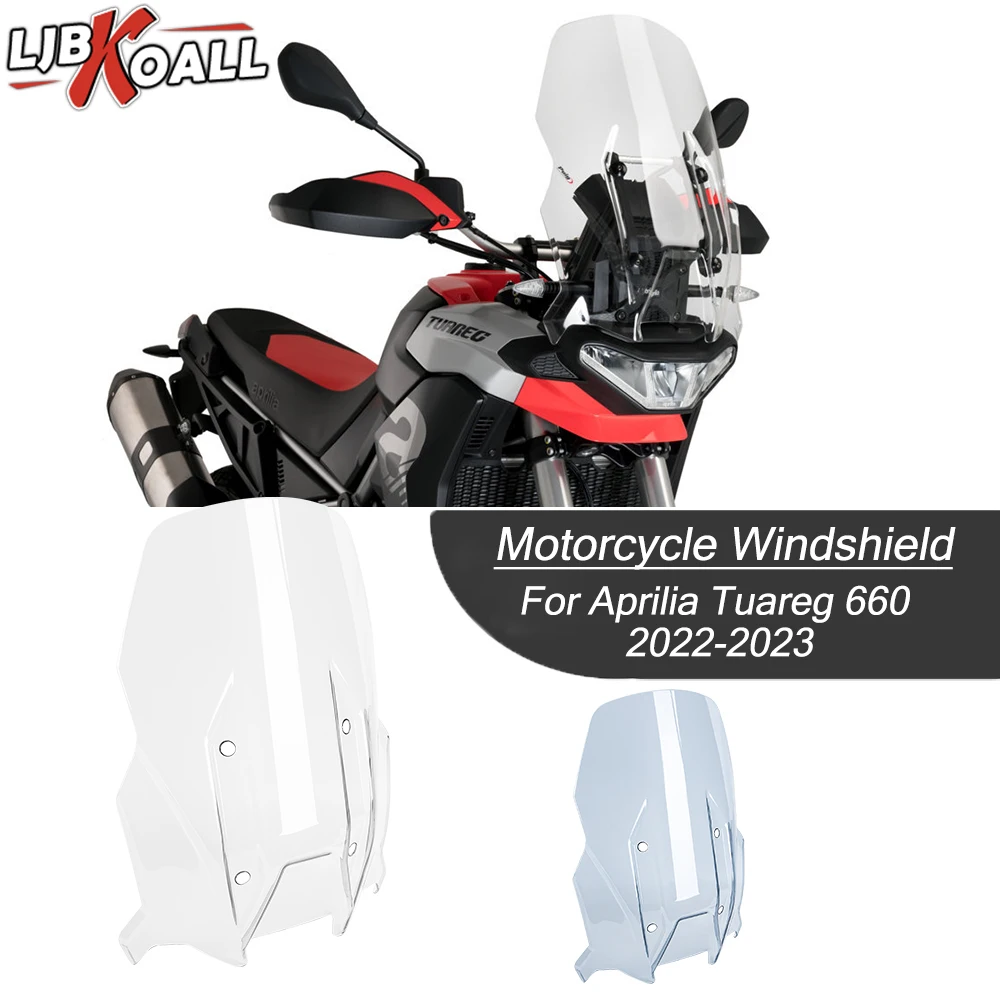 

For Aprilia Tuareg660 2022-2023 Motorcycle Touring Windshield Windscreen Wind Deflector Shield Screen TUAREG 660 Accessories