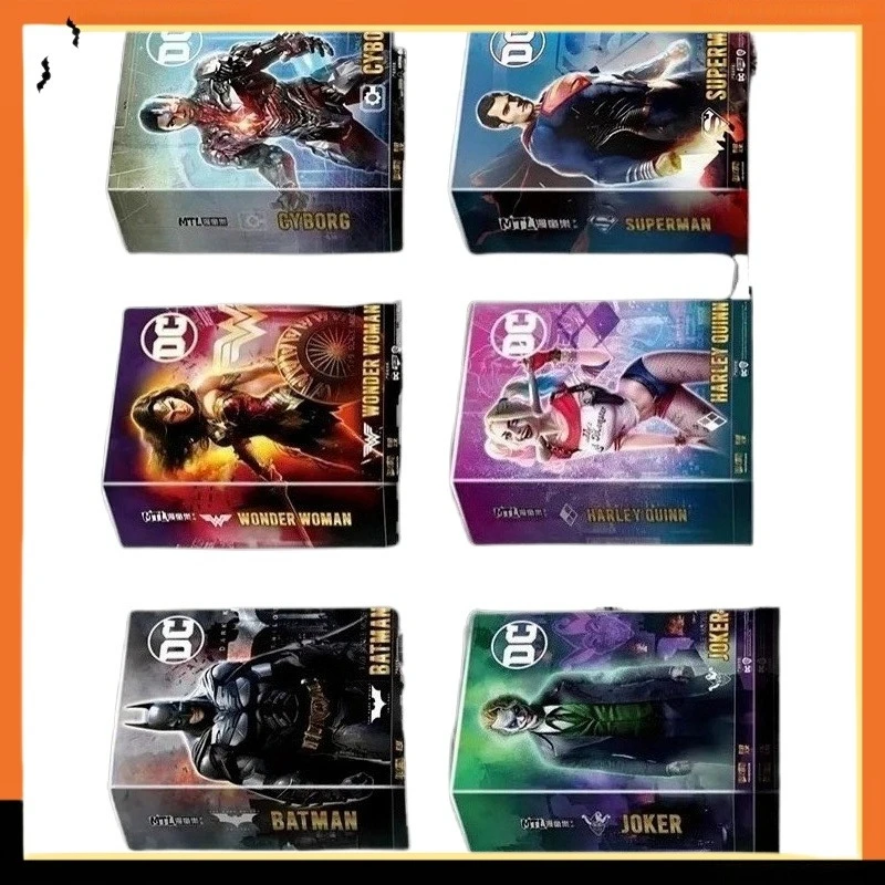 

FondJoy Original Authentic Collector's DC Comics Series: Batman, Superman,Cyborg,Harley Quinn,Wonder Woman,Joker 7-inch Figures