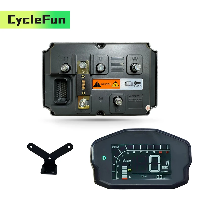 

Контроллер VOTOL EM300S BLDC Boost 550A с дисплеем DKD для концентратора 8KW-10KW/PMSM, двигателя среднего привода, электрический скутер, мотоцикл, электровелосипед