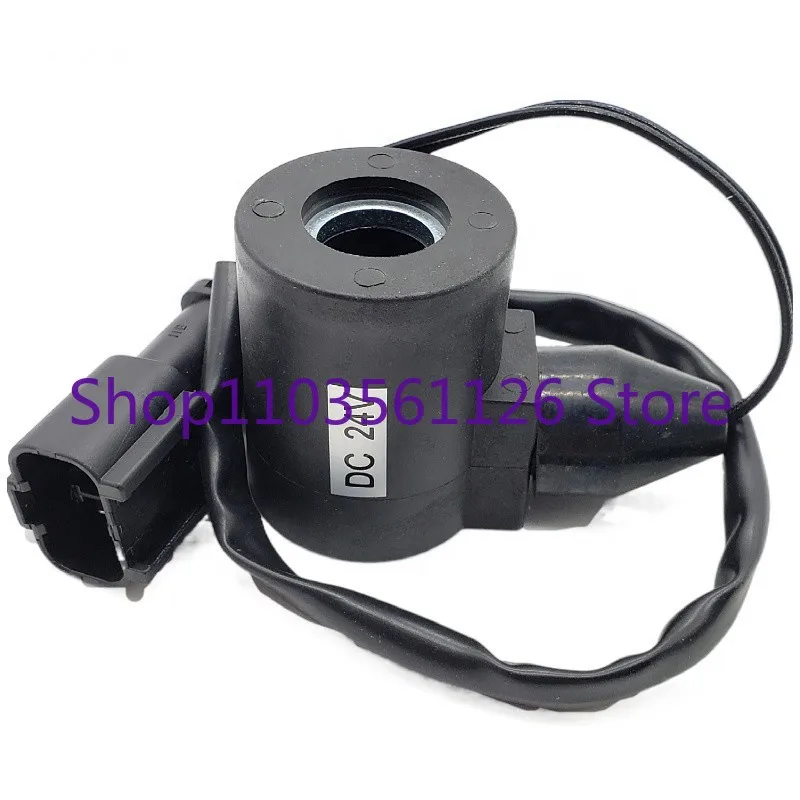 Coil for Komatsu Excavator Hydraulic Pump Solenoid Valve PC120-6 PC60-7 PC60-6 203-60-56180 203-60-62161 203-60-62171 Spare Part