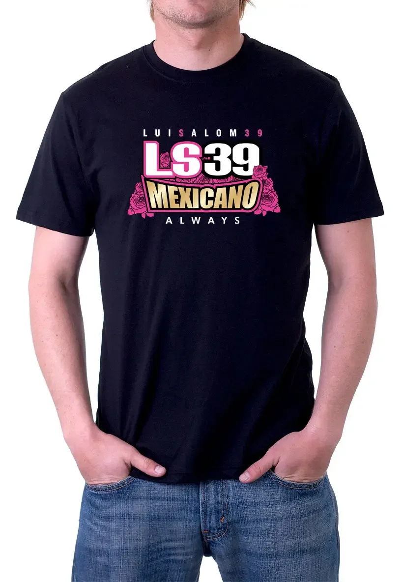 Camiseta Luis Salom 39 Mexicano Rider Always In Our Hearts, camiseta para hombre de manga corta, camiseta clásica sin mangas 100% algodón