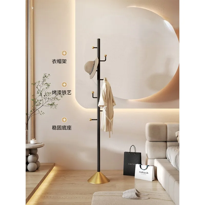 Yiyou Clothes Hanger Floor to Floor Bedroom Light Luxury Fashion Modern Simplicity Light Luxury Net Red Creative  Room Hanger