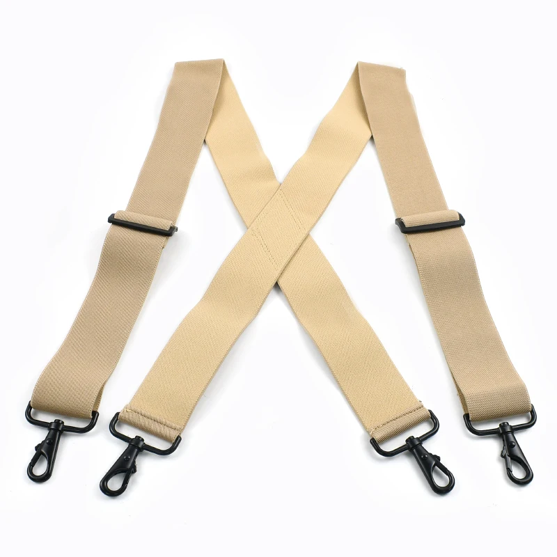 Men's 5cm Wide Adjustable Elastic Suspenders
