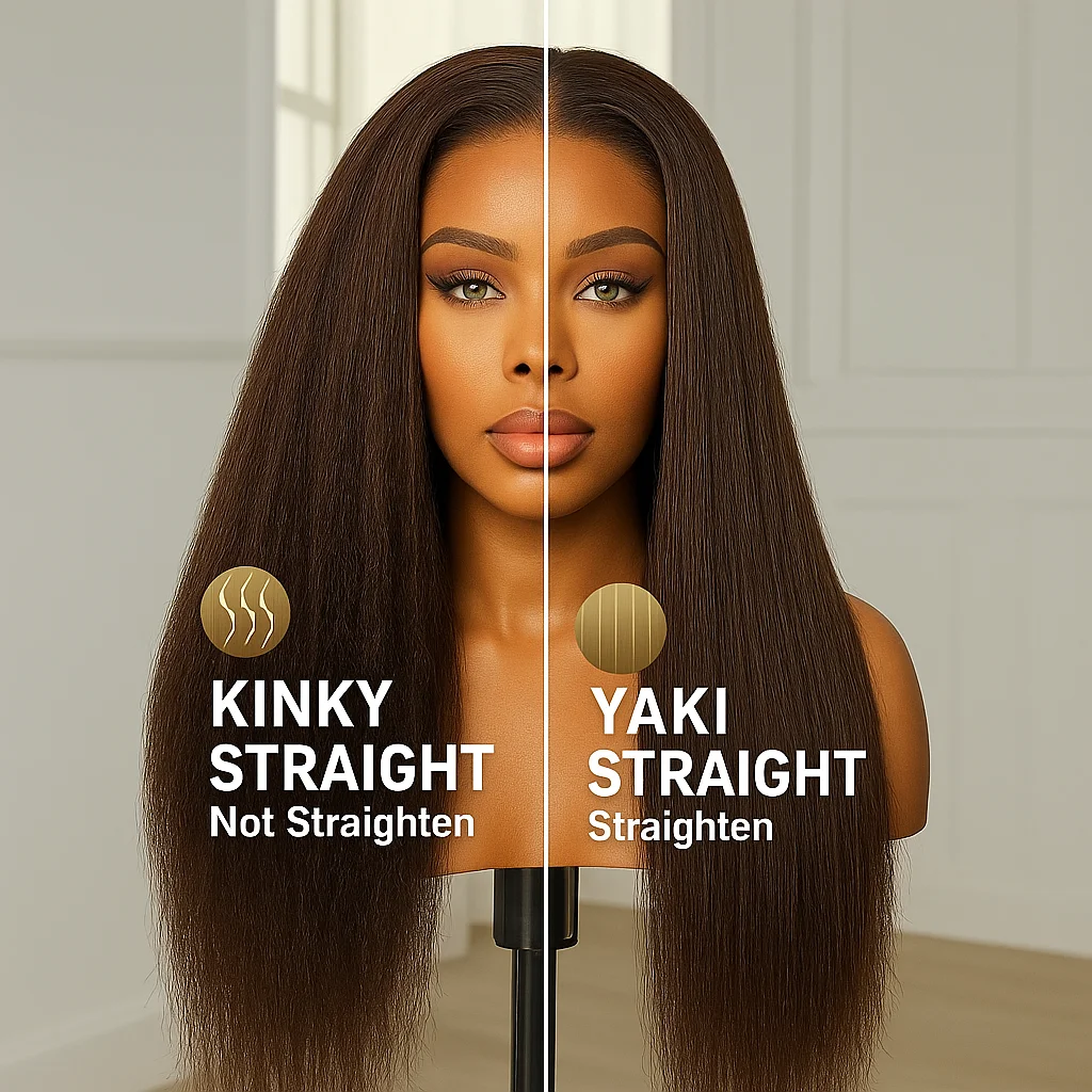 براون ياكي غريب شعر طبيعي مفرود شعر مستعار 13x6 قبل قطع الدانتيل الجبهة غلويليس قبل قطعها شعر مستعار للمبتدئين للنساء السود #3