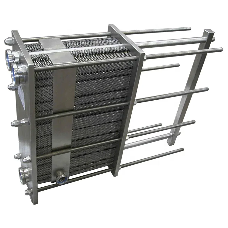 

QiiMii High Quality Sanitary 304 Stainless Steel Food Grade Milk Plate Heat Exchanger Price List