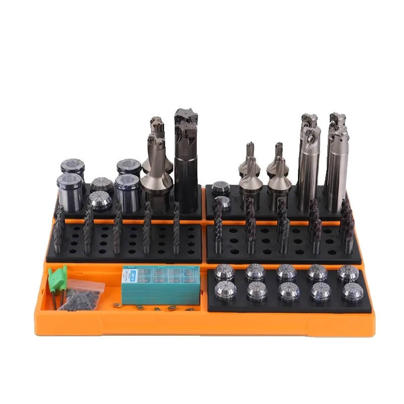 Imagem -02 - Collet Storage Rack Coletando Caixa u Broca Bits Container Cnc Machine Parts Organizer Cnc Organizer Er20 Er25 Er32