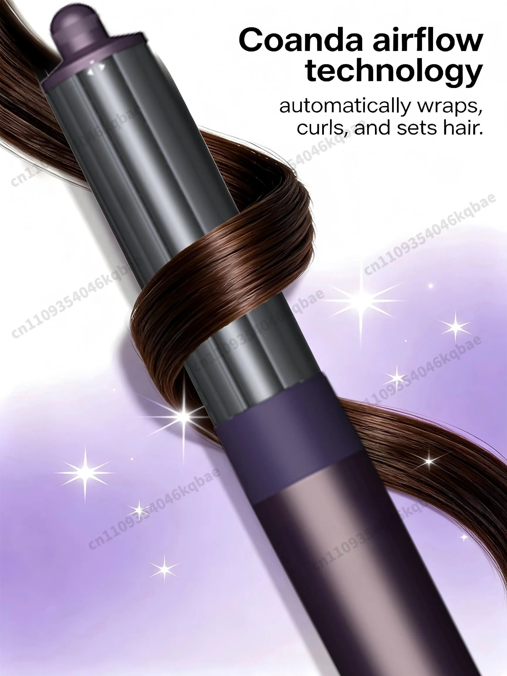 Sencicimen 6 IN 1 Multi Hair Styler Negative Ion Air Styler Brush for Auto-Wrap Curling Hair Styling Tools Hair Dryer Set 1300W