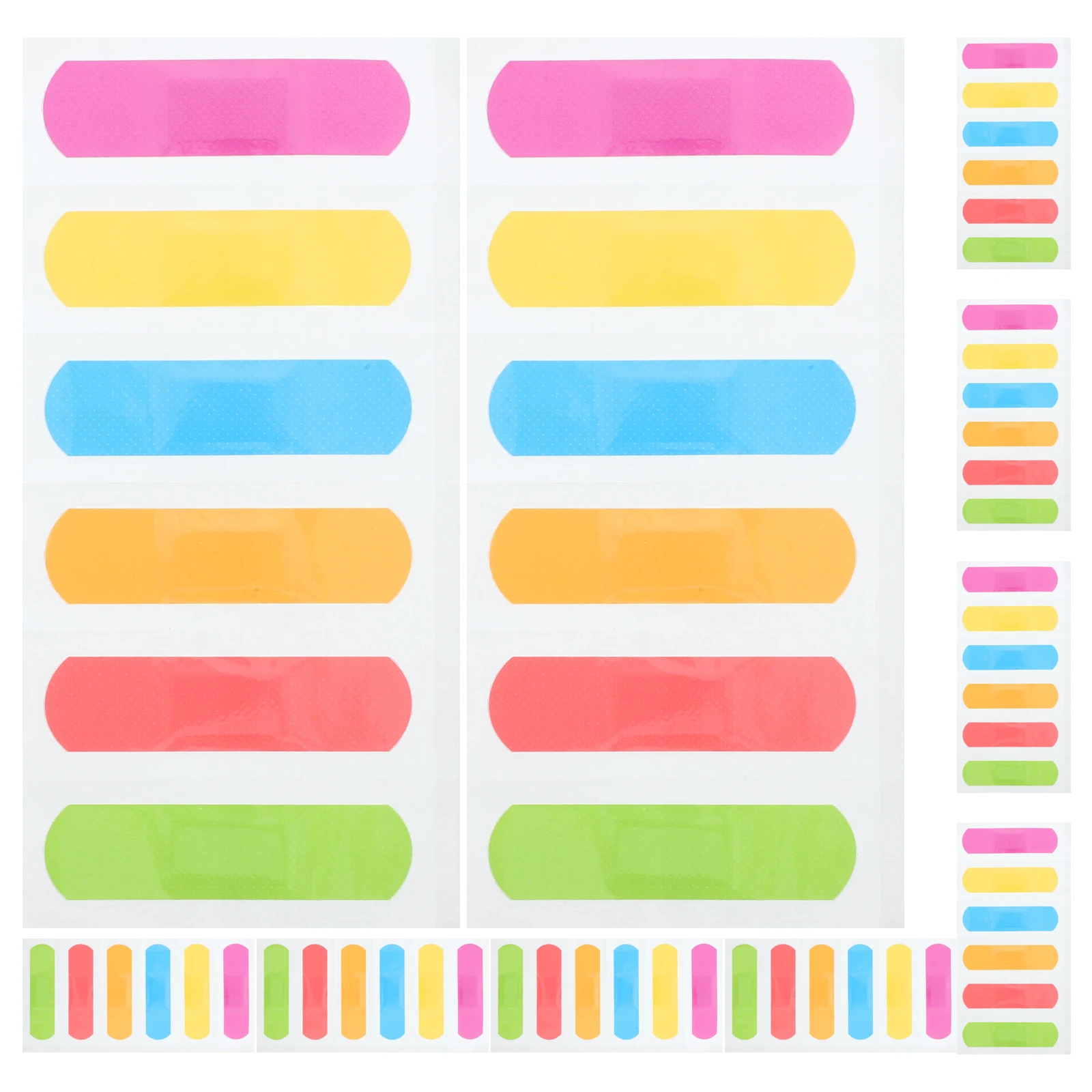 

60pcs Cartoon Bandage Wound Closure Strips Kids Breathable Adorable Hemostatic Colorful Elastic Patches First Aid Outdoor