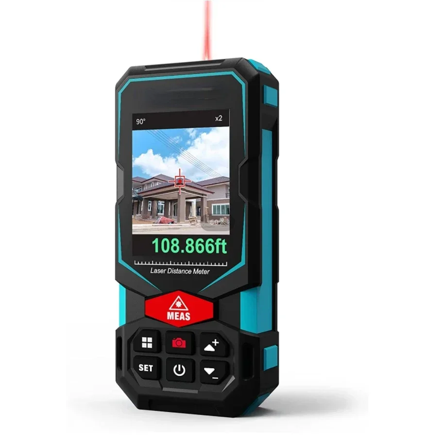 S7 330Ft Laser Distance Meter Outdoor Long-Range Measuring with Pointfinder Camera