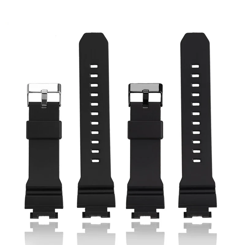 حزام ساعة جل السيليكا الأسود لساعة كاسيو جي شوك GW-9200 GW-9110 G-9200 حزام الساعات GW9200 GW9110 G9200 ملحقات ساعة رجالية مطاطية