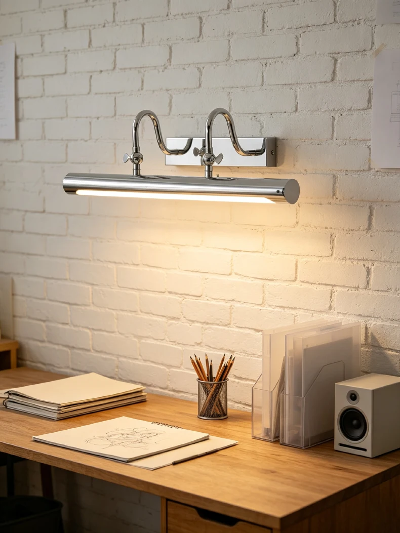 Minimalist Industrial Bathroom Mirror Headlight Wall Lamps