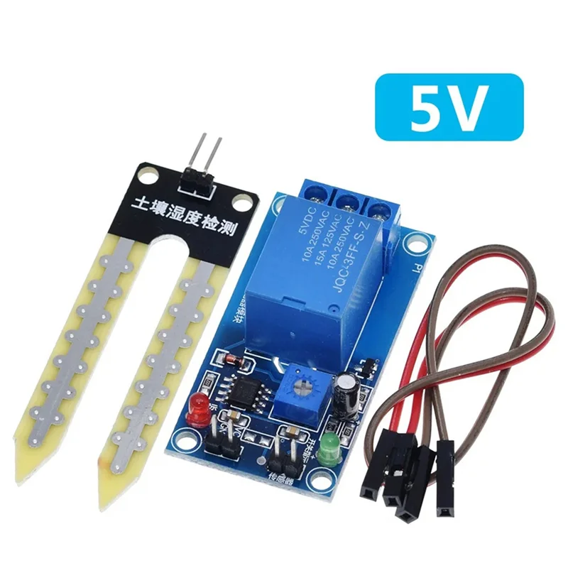ABGI-2X DC 5 В датчик влажности почвы релейный модуль управления автоматический полив пускового переключателя влажности