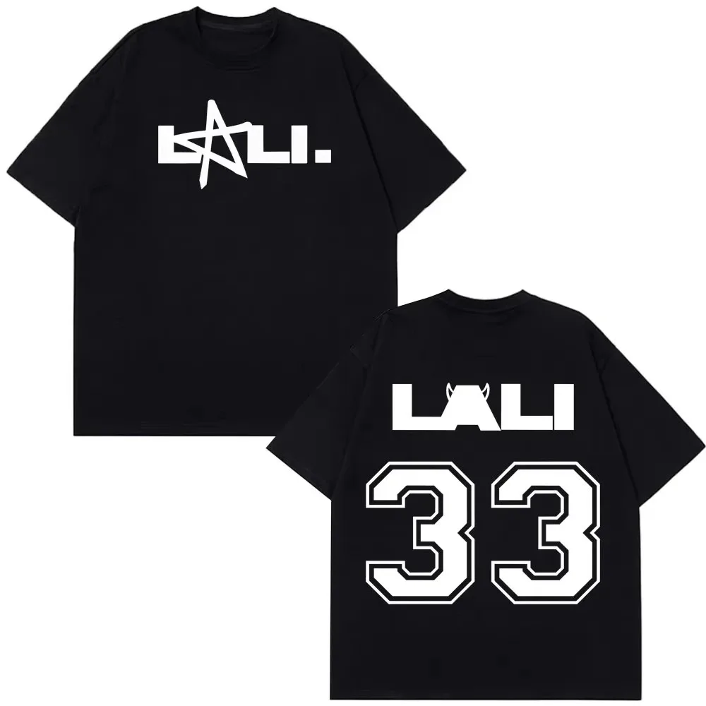 Camiseta gráfica de la gira 2026 de la cantante Lali Esposito, camiseta informal de algodón de alta calidad para verano 2026, unisex, para mujeres y hombres