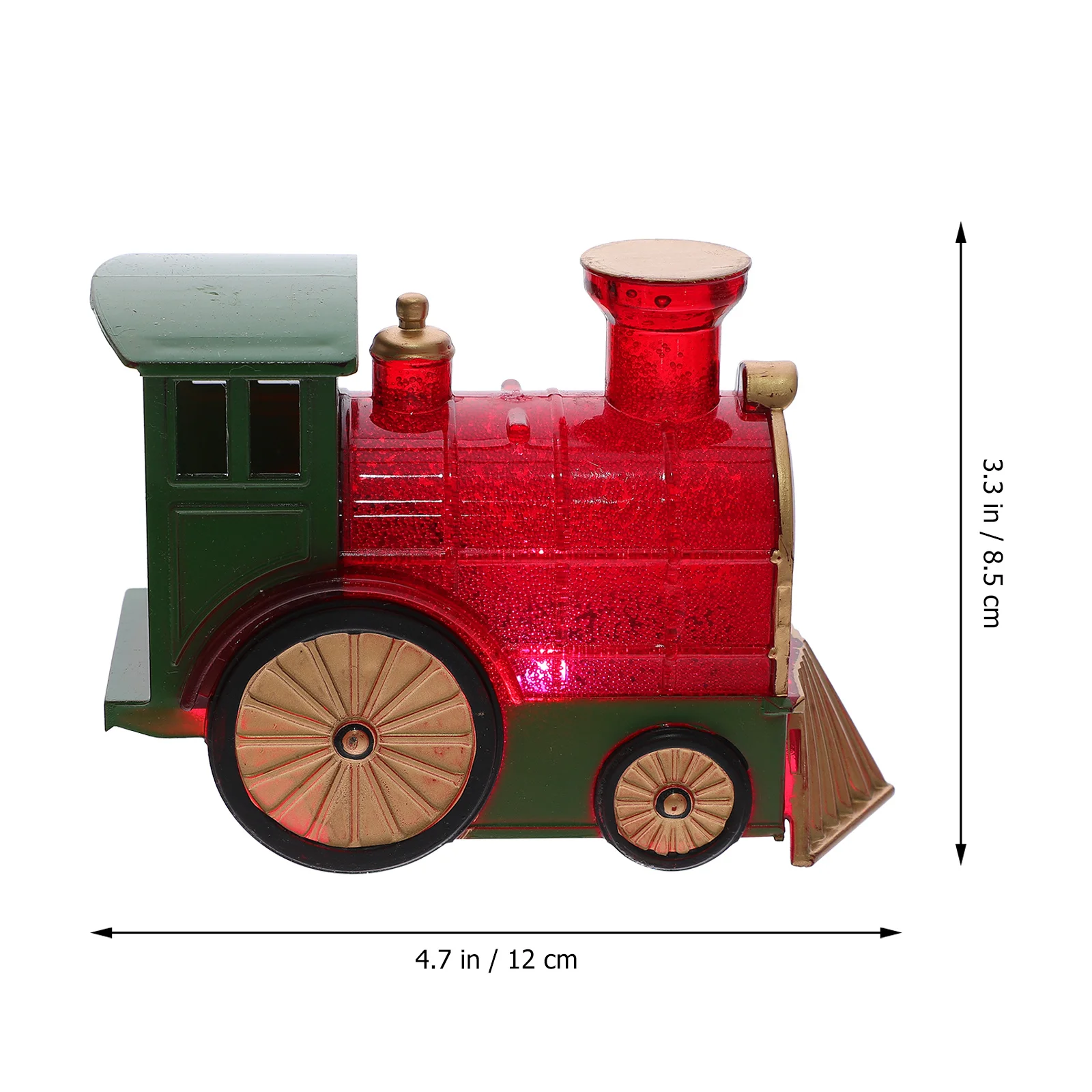 รถไฟของเล่นเด็ก 1 ชิ้น ของตกแต่งโต๊ะทำงานธีมคริสต์มาส ของตกแต่งห้องนอนเด็ก ของประดับตกแต่งบ้าน ของขวัญไอเดียเก๋