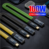 Elough 100W Type C Fast Charging Data Cable Projection Cable 20Gbps Transmission Suitable for iPhone 15 16 Xiaomi