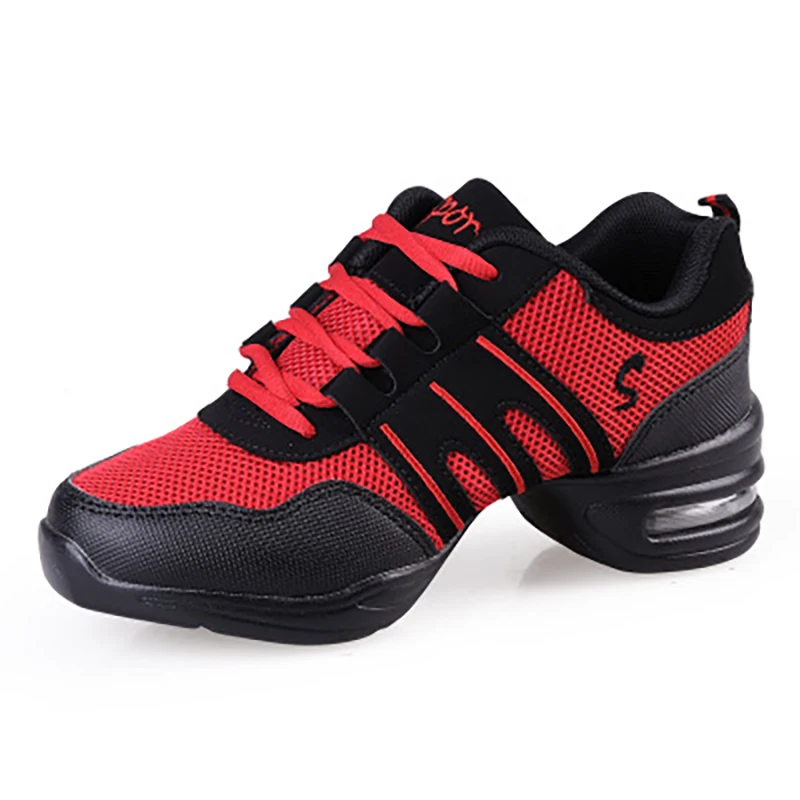 Scarpe da tennis Delle Donne di Sport Caratteristica Morbido Fuori Suola Breath Scarpe Da Ballo Scarpe Donna Pratica Scarpe Danza Moderna Jazz Scarpe Tacchi per Le Donne