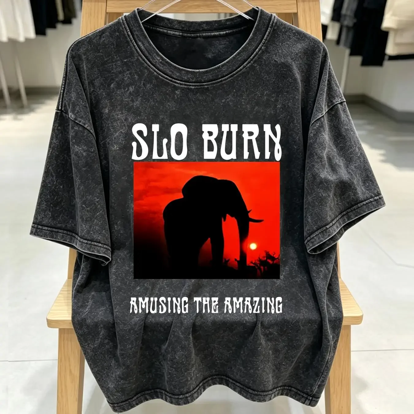 washed T Shirt Slo Burn Premium amusing the amazing cotton stoner rock band DTG tees long or short sleeves vintage Washed