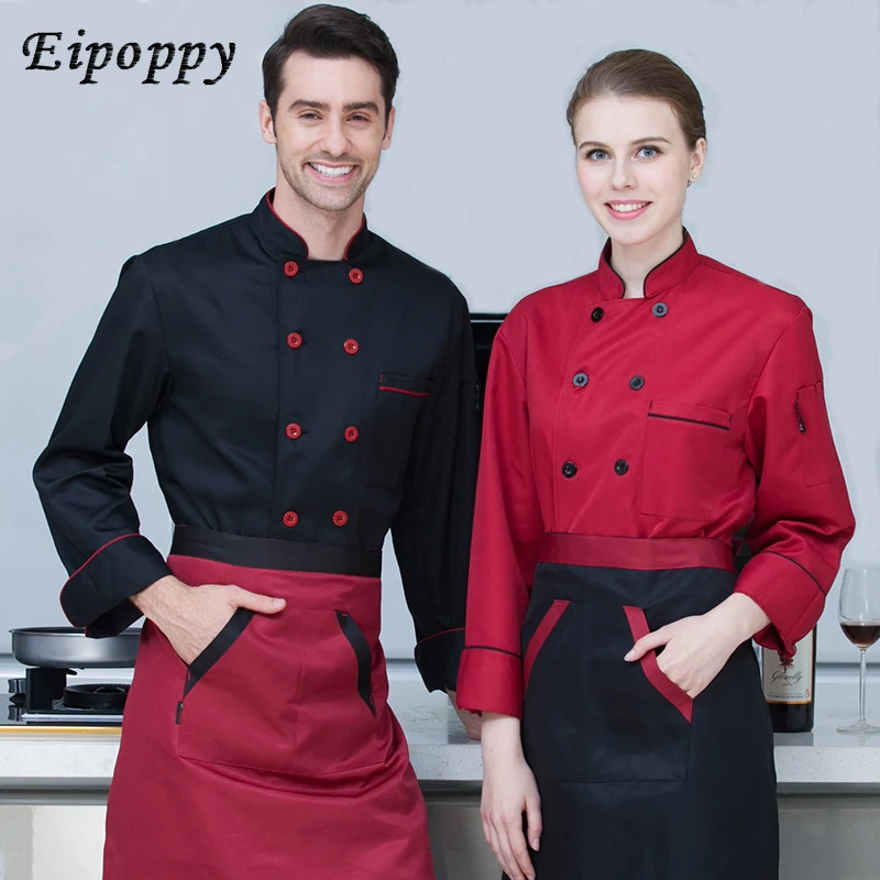 Uniforme de chef dominant à double boutonnage, veste de chef d'hôtel d'été, service alimentaire, manches courtes, vêtements de cuisine