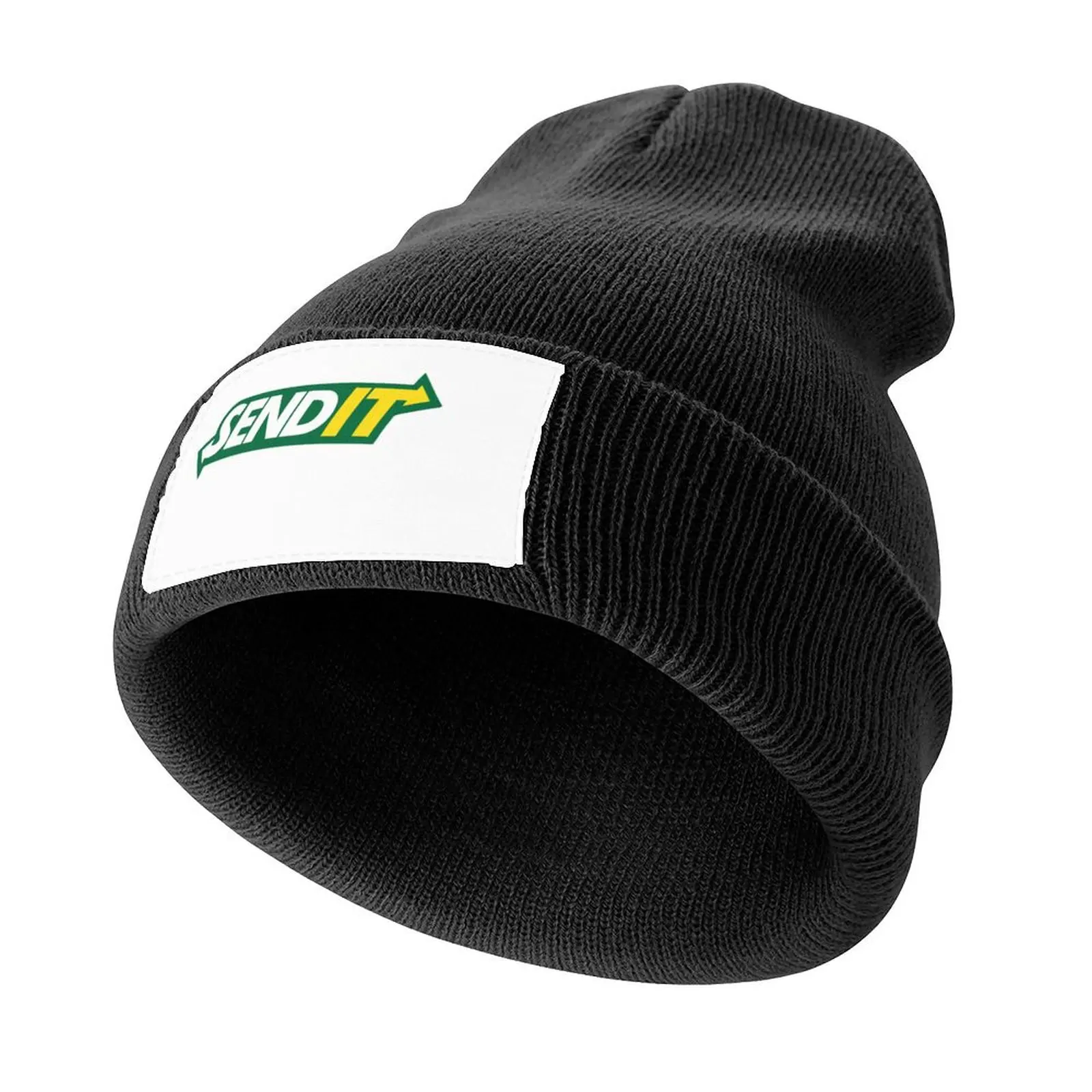 

SENDIT Sticker Knitted Cap Snap Back Hat Wild Ball Hat Big Size Hat Bobble Mens Hats Women's