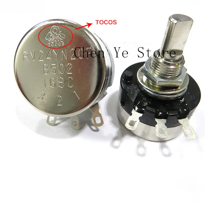 3PCS Authentic imported original game console potentiometer RV24YN20F-B502 B5k half shaft