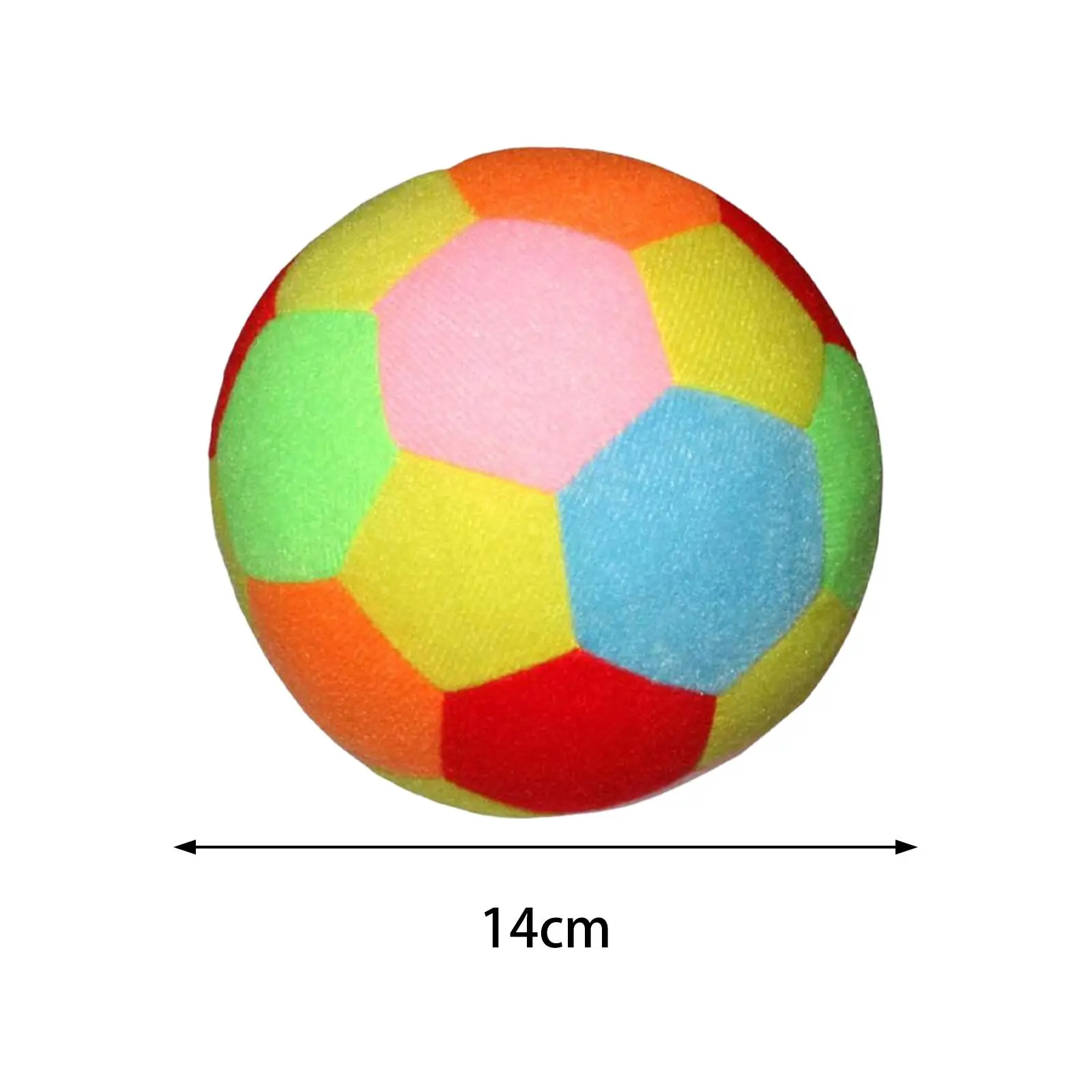 Soft Colorful Soccer Ball Sports Competition Prize Party Decoration Soft Ball