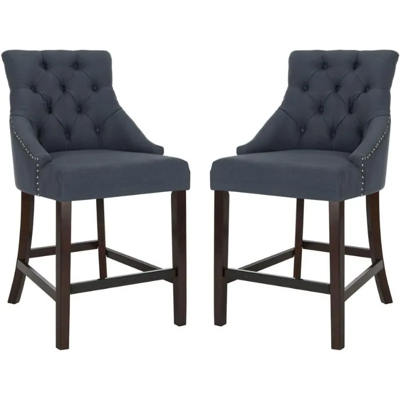

Eleni Counter Stool, Dark Grey/Espresso