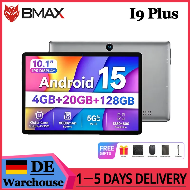 BMAX I9 Plus 10.1 inch Tablet (4+20)GB RAM 128GB ROM Rockchip