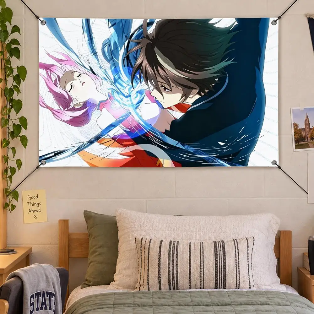 Anime Guilty Crown Flags Decorative Flag Banner Indoor Bedroom Dorm Gaming Room Wall Party Club Decor Fan Gift