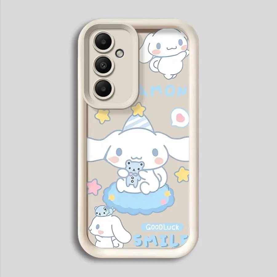 Sanrio Cinnamoroll Phone Case for Samsung Galaxy A16 A33 A34 A12 A13 A14 A22 A32 A23 A24 5G Soft Cover Silicone Cover