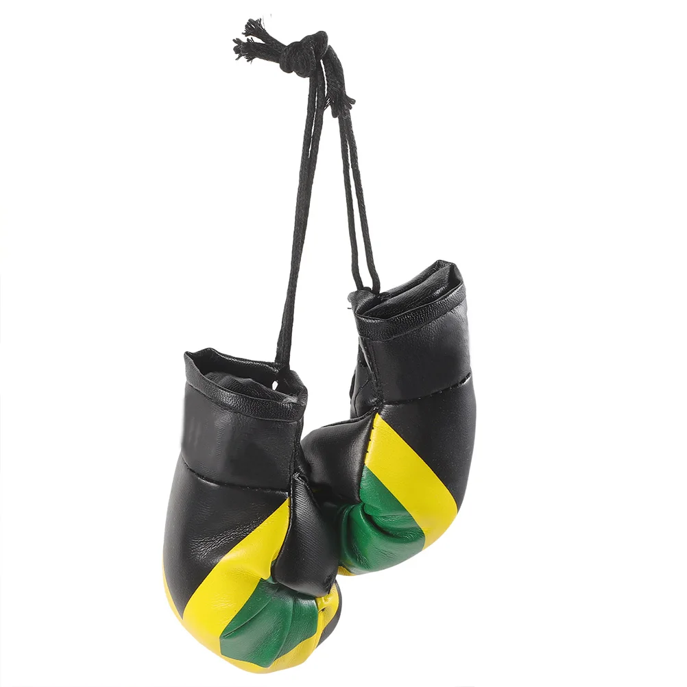

10CM Boxing Glove Pendant Keychain Car Hanging Decoration Martial Gifts Miniature Ornaments Christmas Tree Accessories