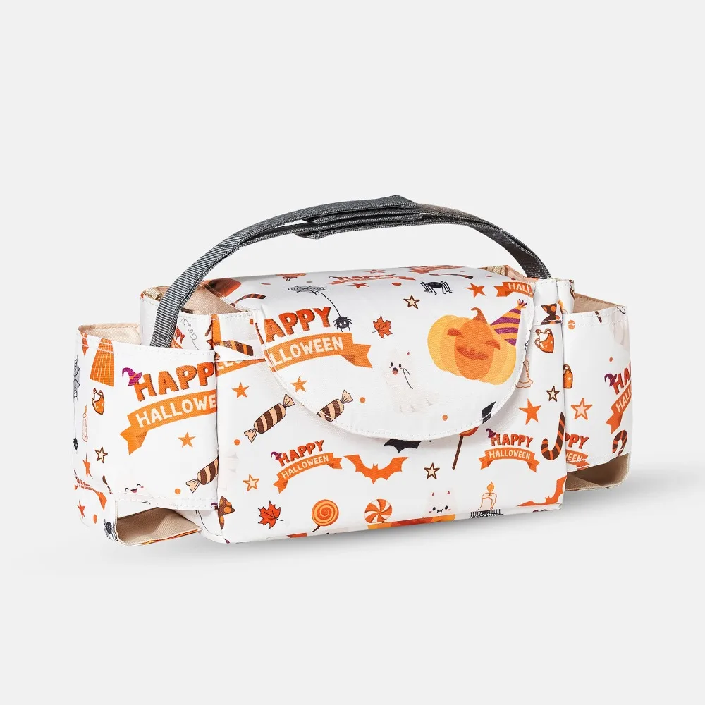 

Multifunctional Baby Stroller Bag Waterproof with Multiple Pockets Stroller Storage Hanging Bag Baby Care Large Capacity