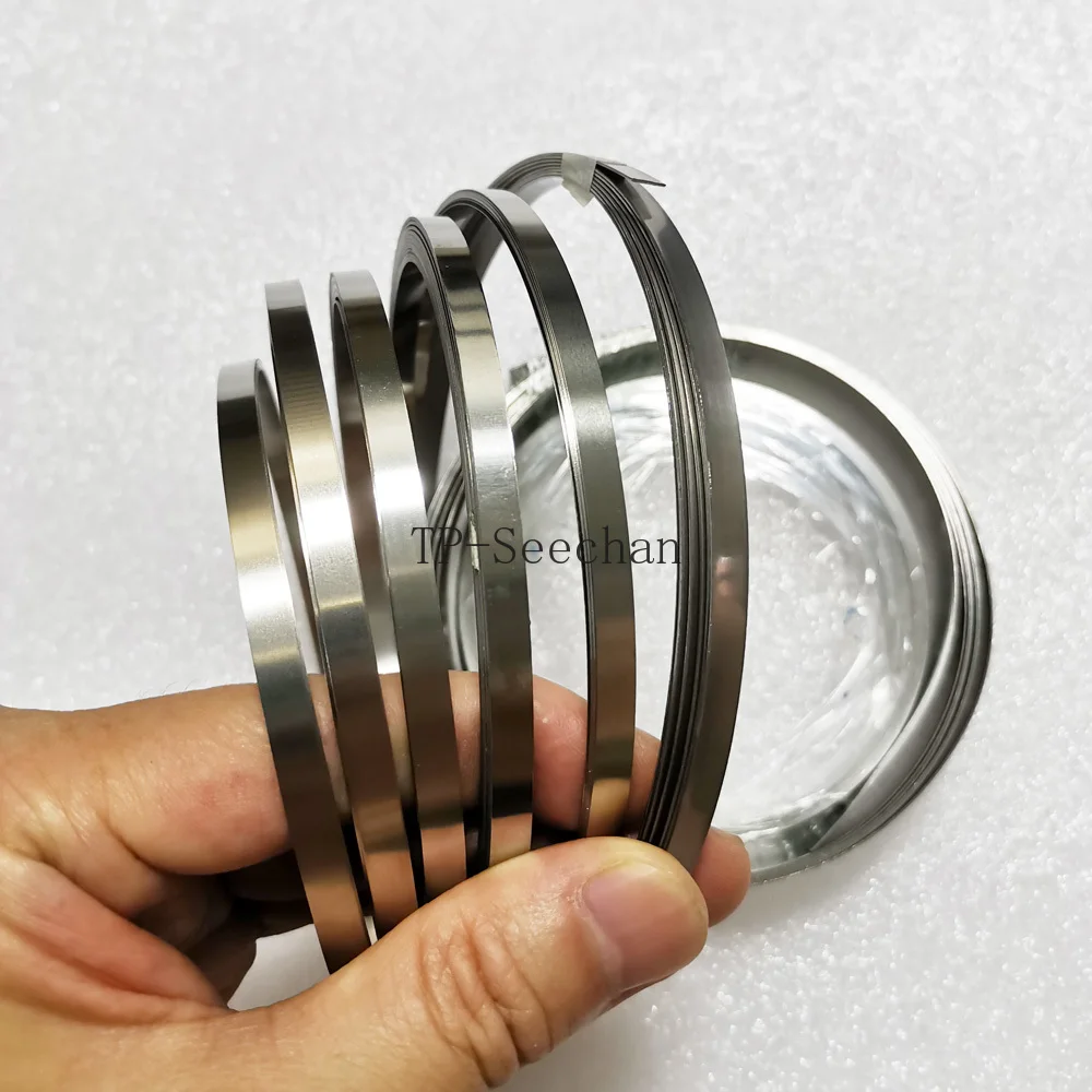 Bande d'acier inoxydable 301, haute élasticité, 5 mètres, largeur 5/10/15/20 ~ 30mm d'épaisseur 0.1 ~ 1mm, bande de feuille d'acier inoxydable à ressort, métal CNC